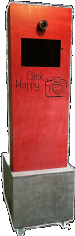 Bild von Photobox 1 rot / holz